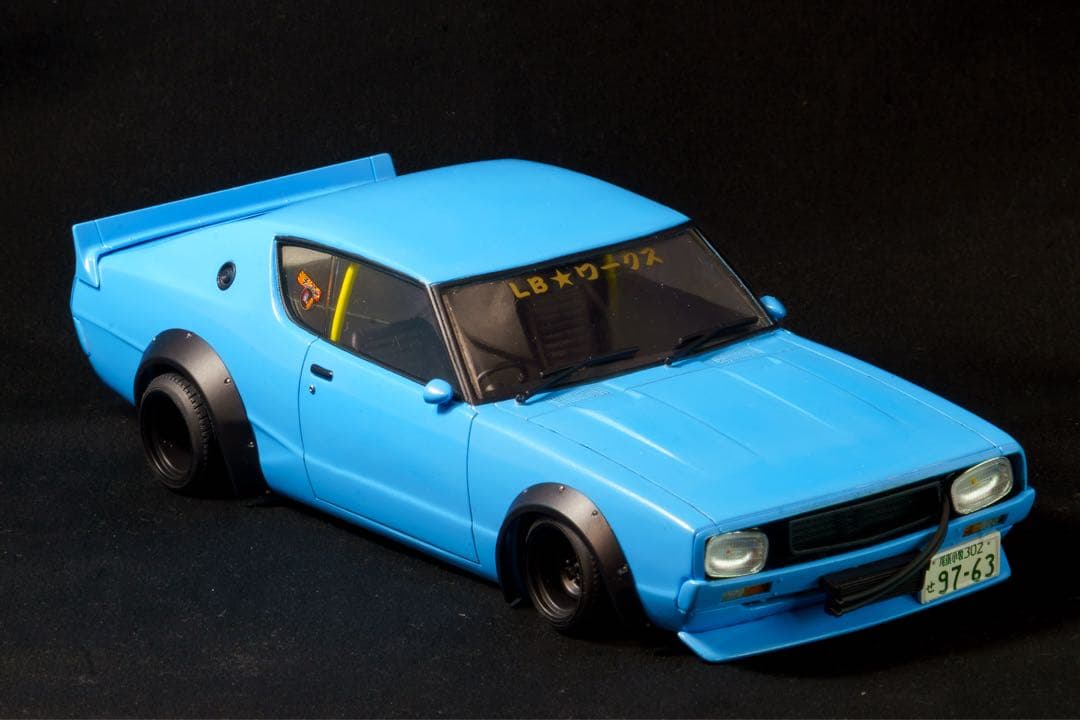 1/24アオシマLBワークス ケンメリ2Dr 2014Ver. 完成品