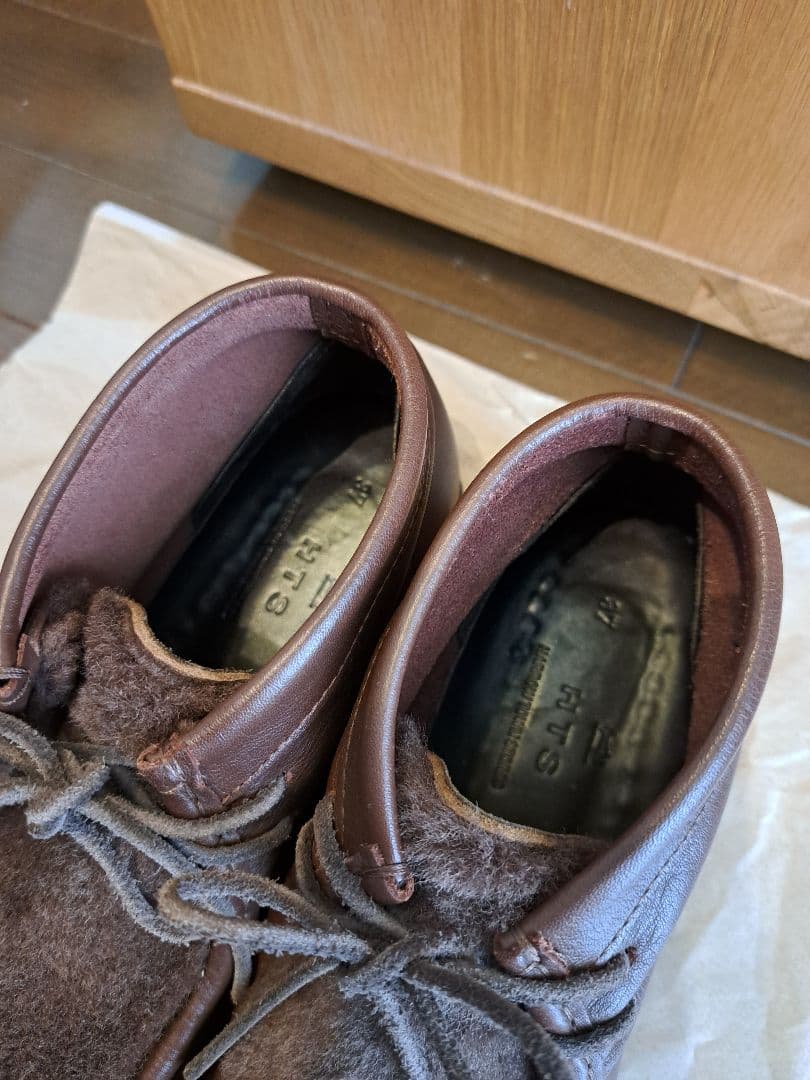 【専用出品】HTS ハイカットワラビー ブーツ モカシン シープスキン ブラウン