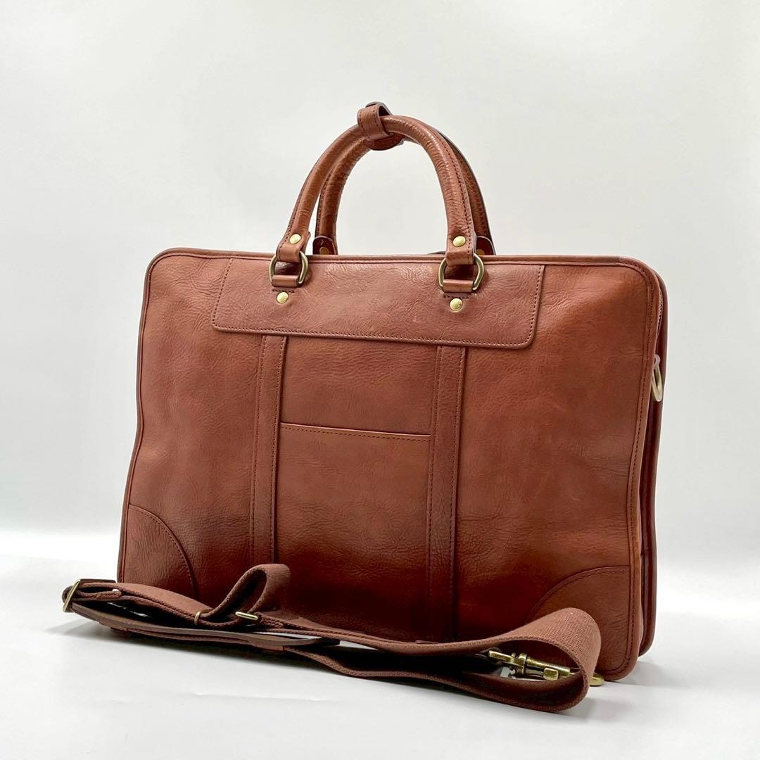 PORTER Heritage 2way ブリーフケース ブラウン オールレザー