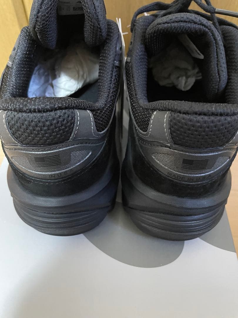 【値下げ 新品】New Balance 990V6 トリプルブラック 27cm