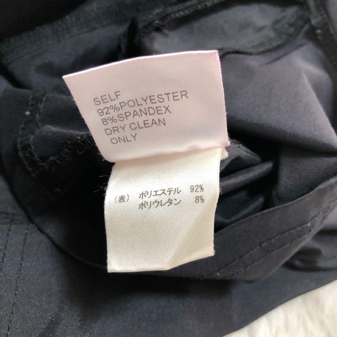 タダシショージ*フリルブラウス　長袖　スタンドカラー　ブラック　6