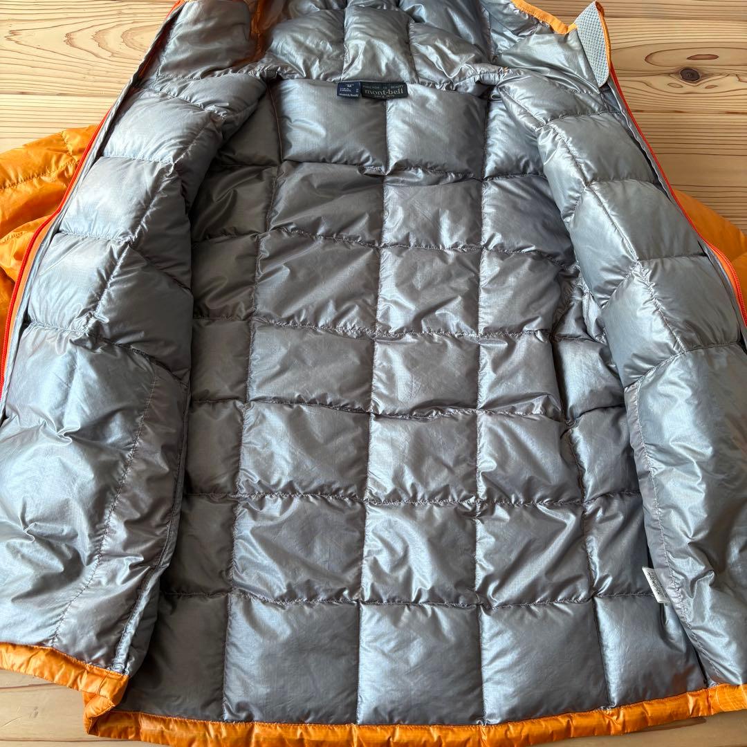 専用 mont-bell U.L.インナーダウンパーカ メンズM オレンジ