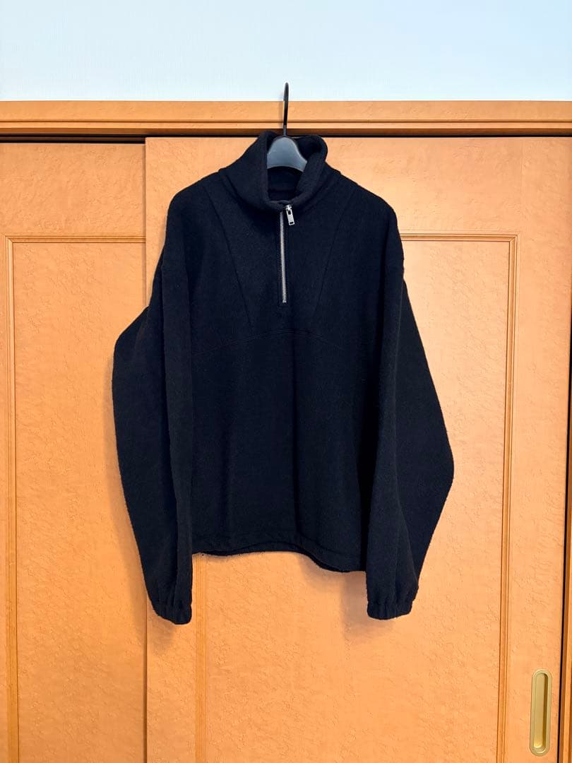 トップス YOKE 24AW WOOL FREECE HALF ZIP PULLOVER