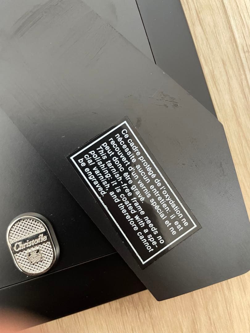 Christofle クリストフル　フォトフレーム　シルバー加工　未使用品