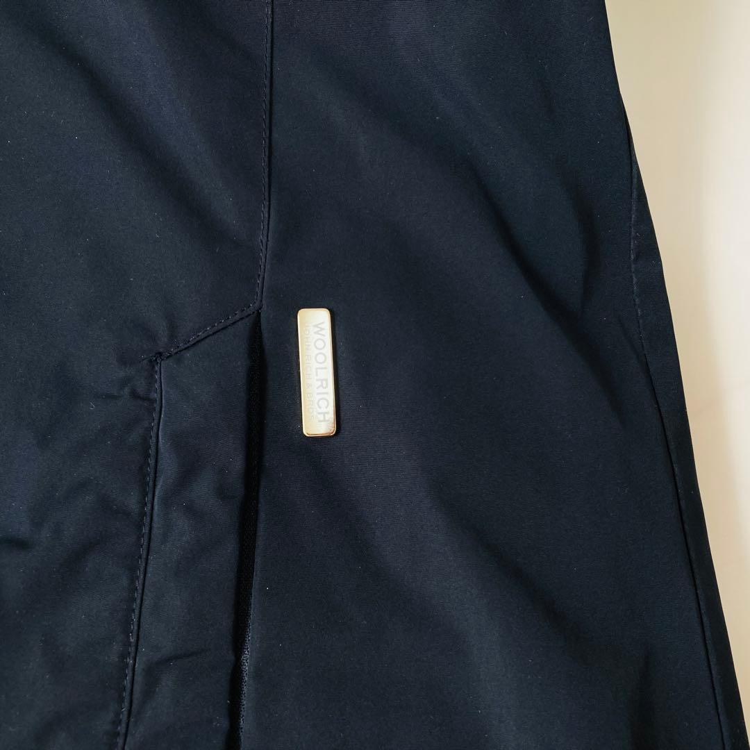 美品✨ウールリッチ　ボウブリッジ　ダウンコート　ラビットファー　ネイビー　XS