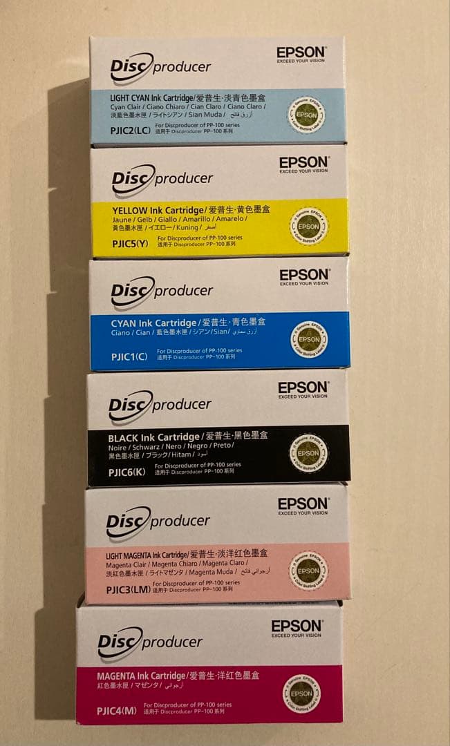 EPSON PP-50 / 100用 純正6色2セット12個