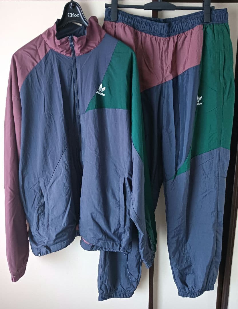 アディダス オリジナルス BLD ナイロンセットアップ　アディーカラー