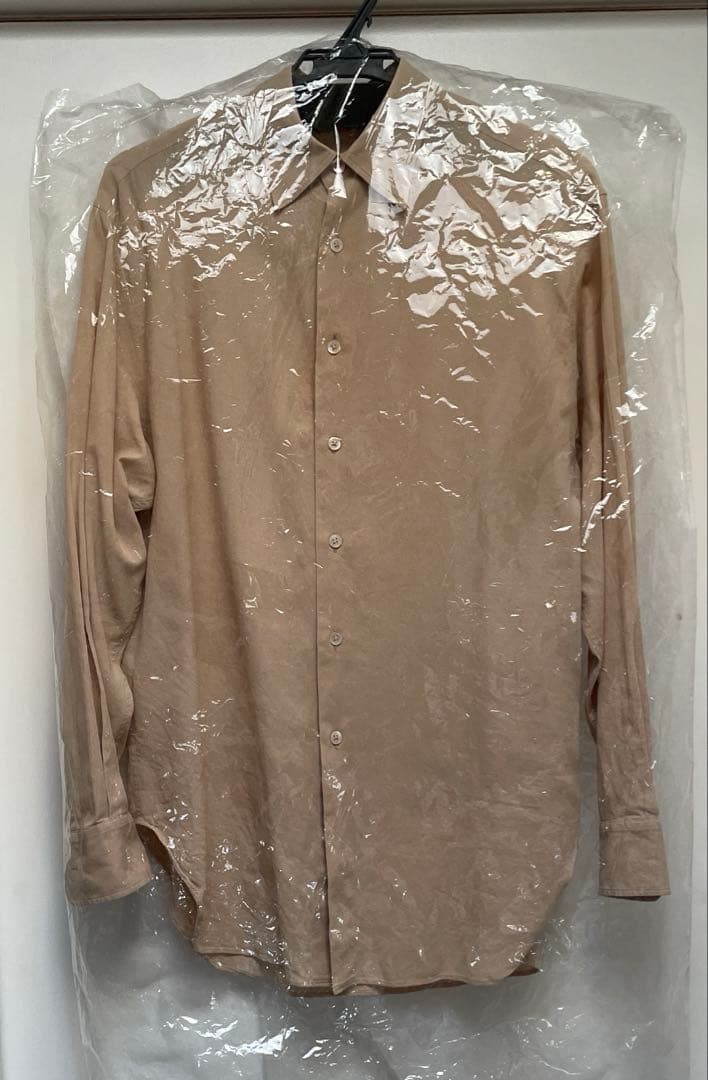 【美品】AURALEEオーラリー ベージュ　長袖シャツ　サイズ3