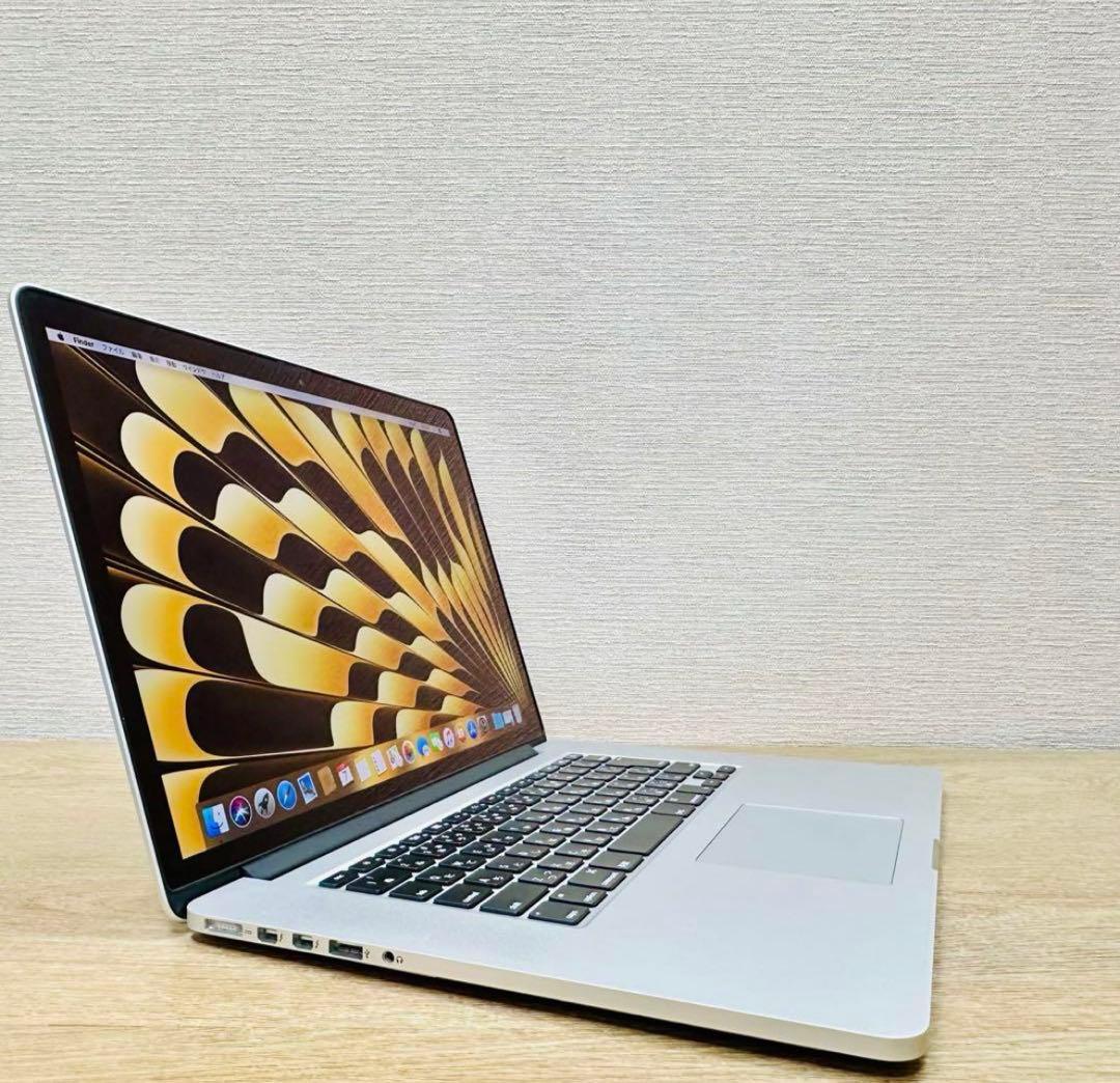 【2024年OS】Macbook Pro メモリ8GB SSD 新品充電器