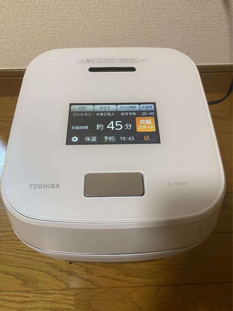 TOSHIBA RC-10ZWT 炊飯器 IH加熱方式
