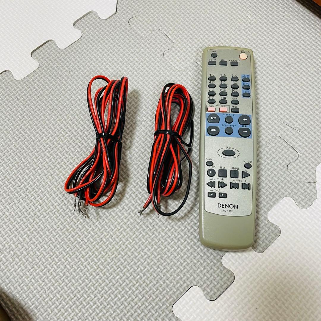 DENON　CD・MDコンポセット　D-MG33 オーディオラック付き