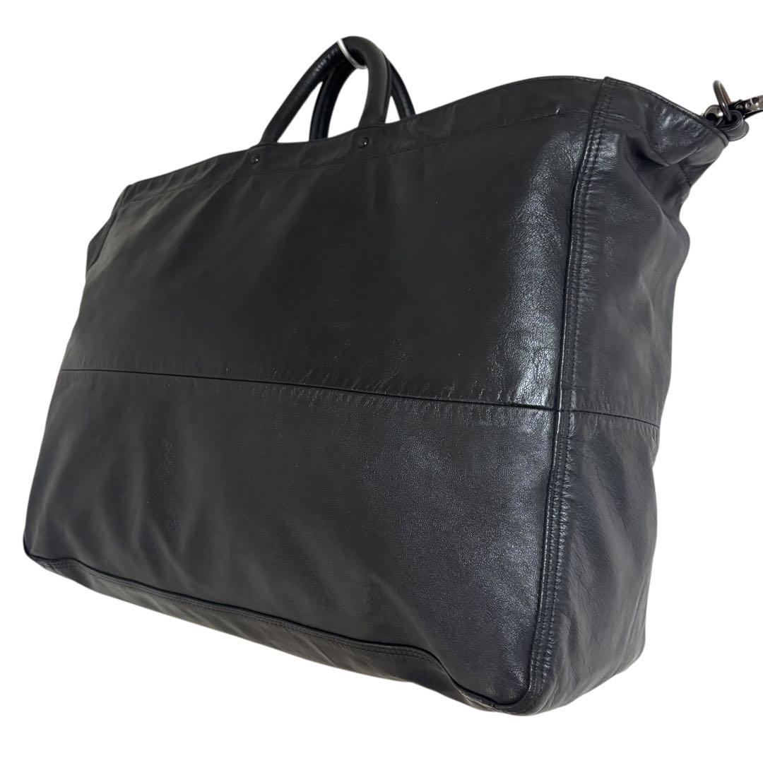 【超希少】　PORTER ポーター　フルレザー　2way ショルダーバッグ　クロ