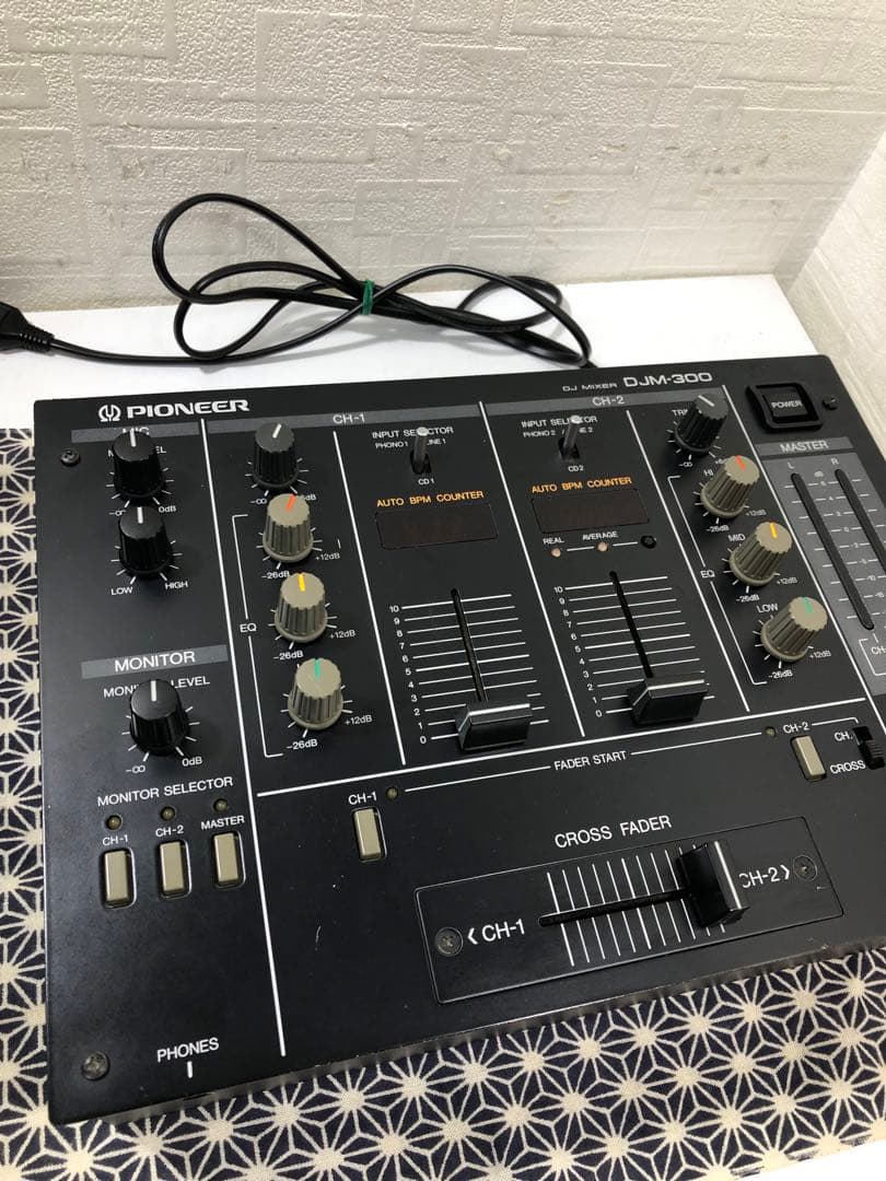pioneer dj パイオニア　DJM-300 黒　フェーダーメンテナンス