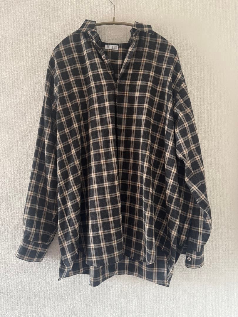EDIT. FOR LULUネルチェックシャツ
