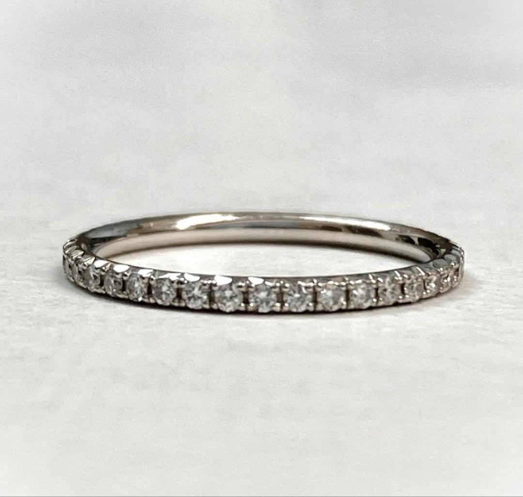 M*a様 TIFFANY ティファニー リング メトロ フルエタニティK18WG