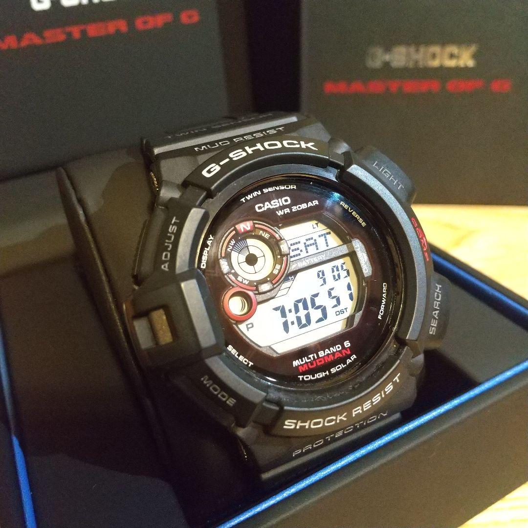 美品 CASIO G-SHOCK GW-9300-1JF MUDMAN 箱あり