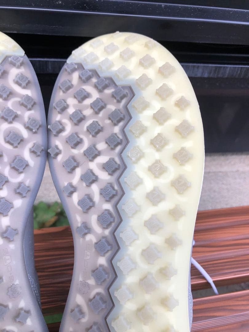 247番 新品未使用ECCOゴルフシューズ グレー36 23.0cmスパイクレス