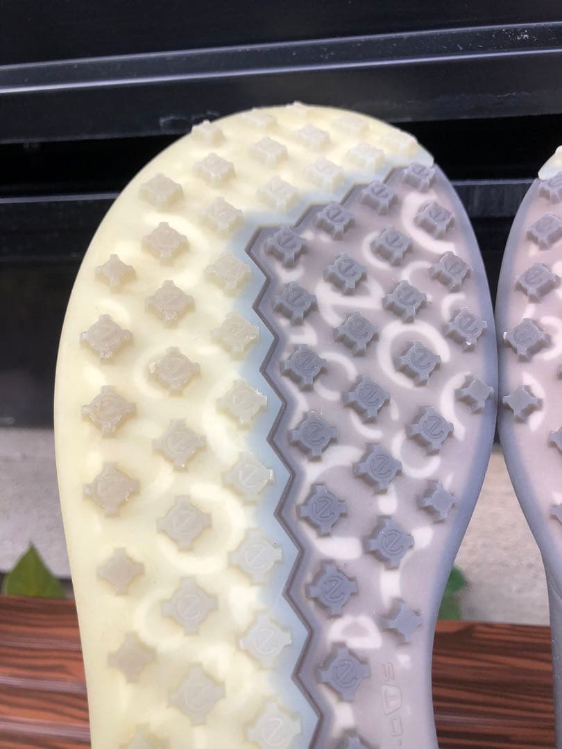 247番 新品未使用ECCOゴルフシューズ グレー36 23.0cmスパイクレス