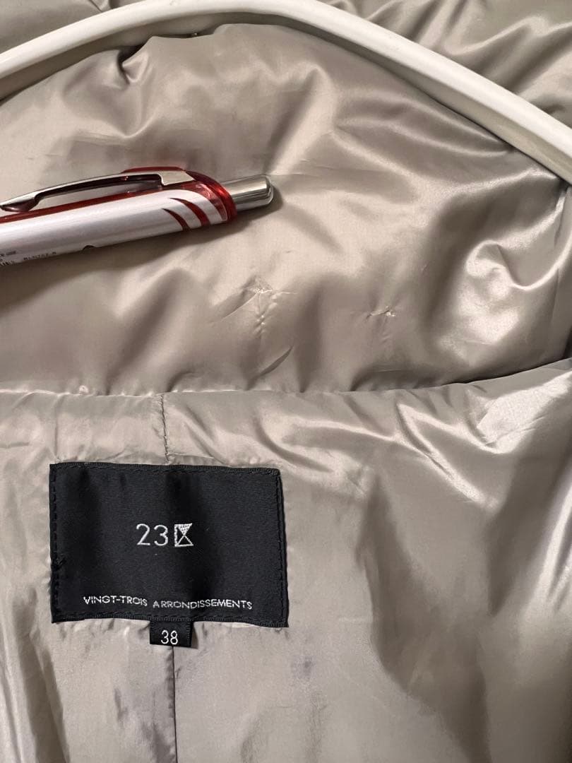 【Oggi掲載】シレータフタ ハイネック ショート ダウンコート23区新品難あり