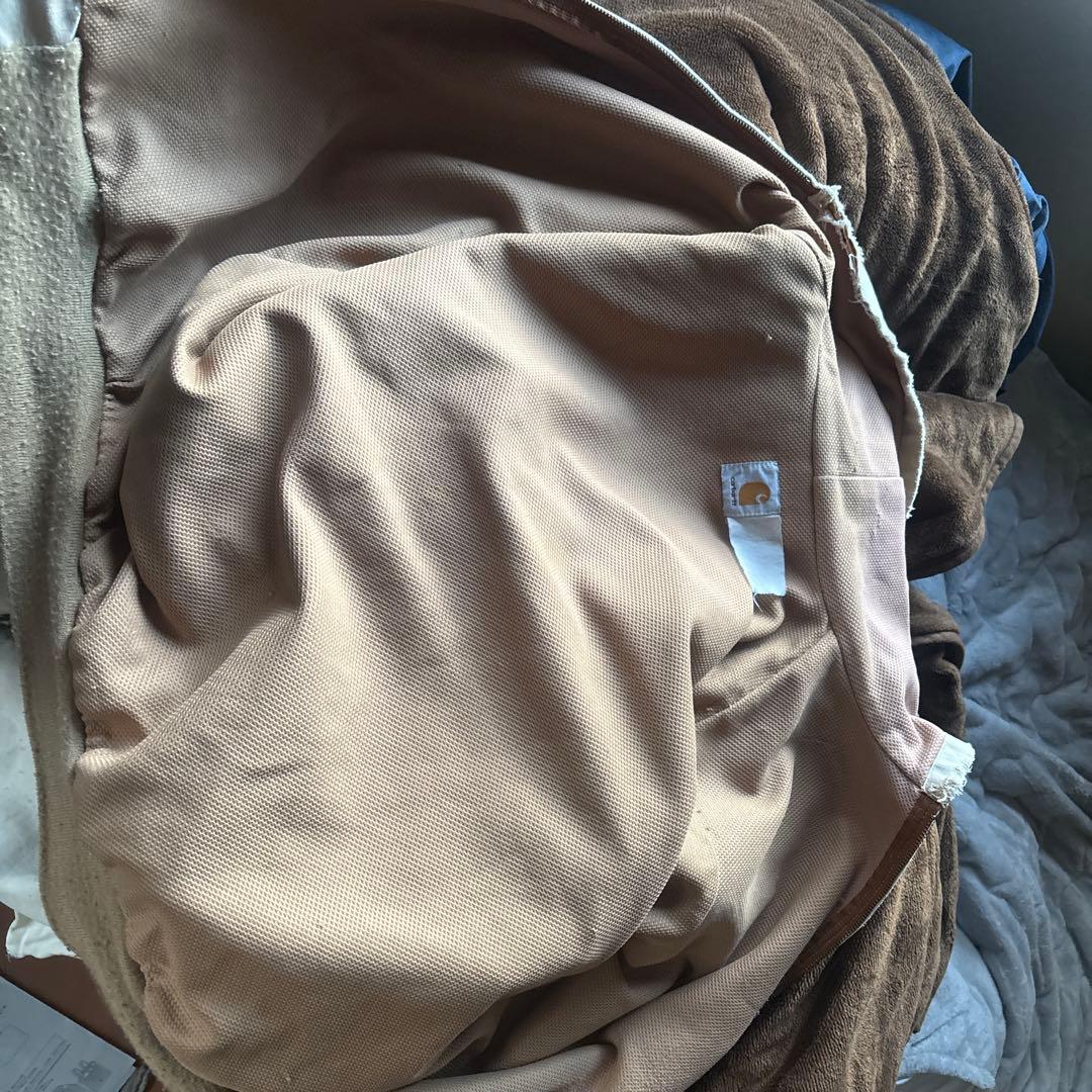 レ*ー様 Carhartt フード付きジャケット ホワイト