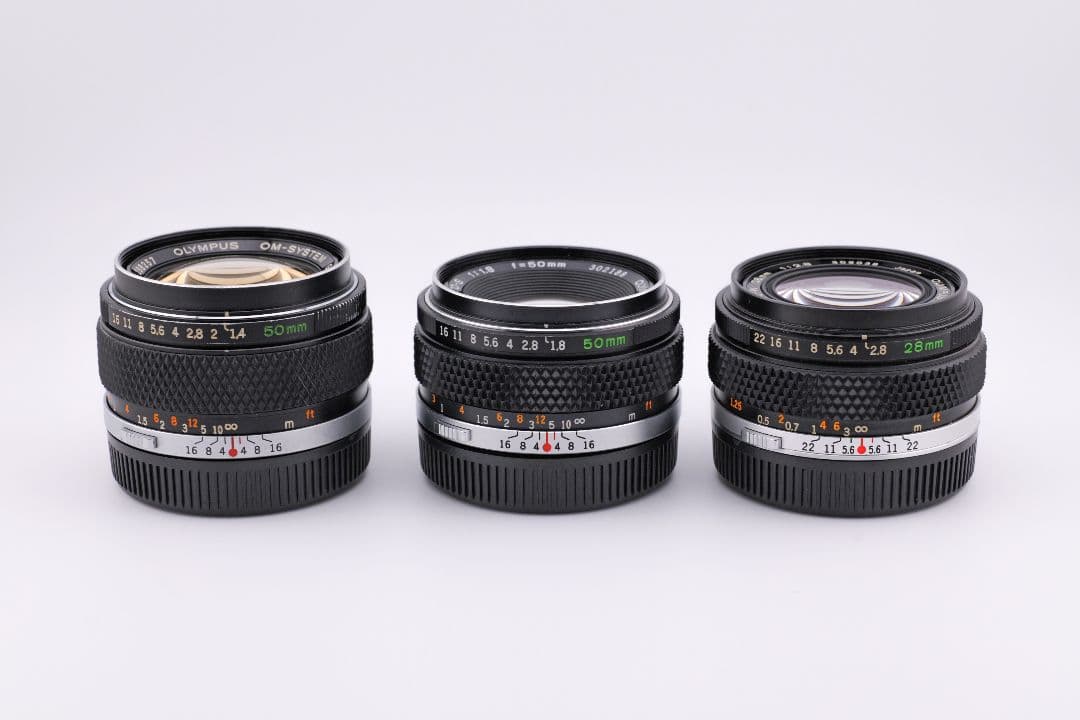 [並品]整備・試写済 OLYMPUS OM-1 + レンズ3本