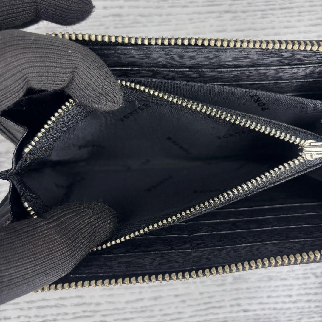 美品　PORTER ポーター　長財布　L字ファスナー　S8938