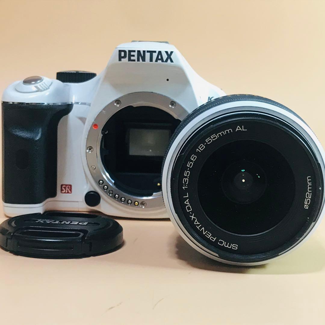 ペンタックス K-x 白　Wi-FiSDアダプター　電池付き