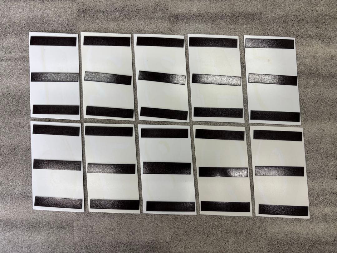 車販売用 プライスボード10枚セット ＋ 数字マグネット付 ＋ 売約済ボード1枚