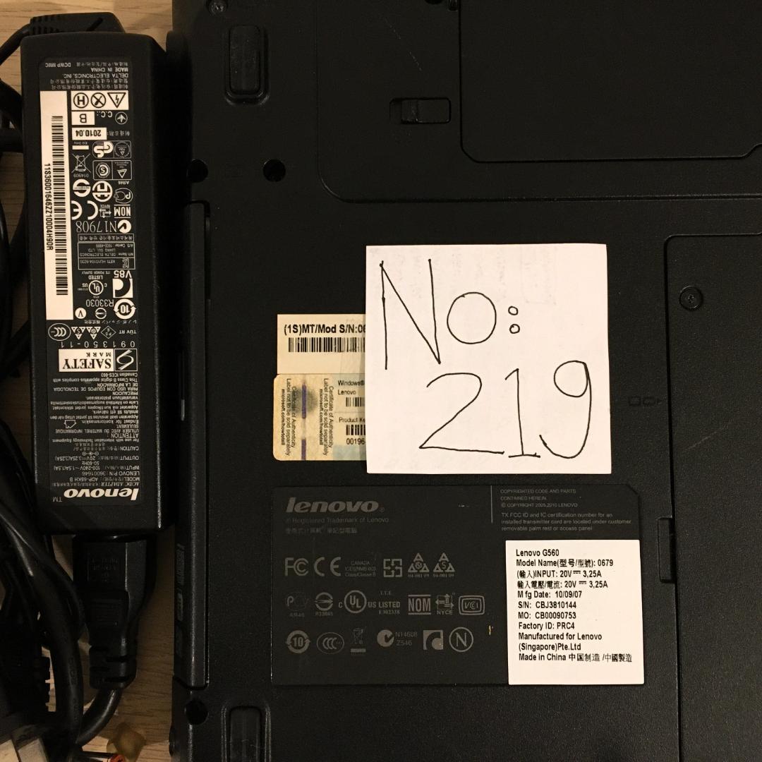 Lenovo G560 ノートPC Win11 Office2024 パソコン