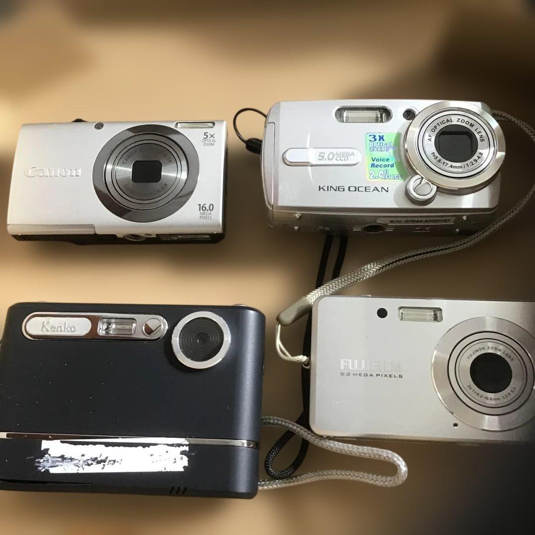 引*】様 デジカメ4台セット　ジャンク