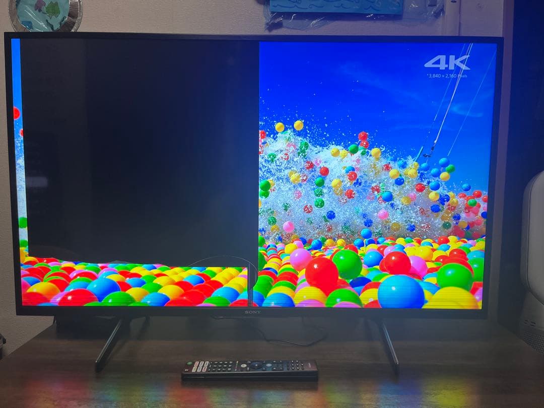 【ジャンク品】SONY KJ-43X8000H 4K液晶テレビ 43V