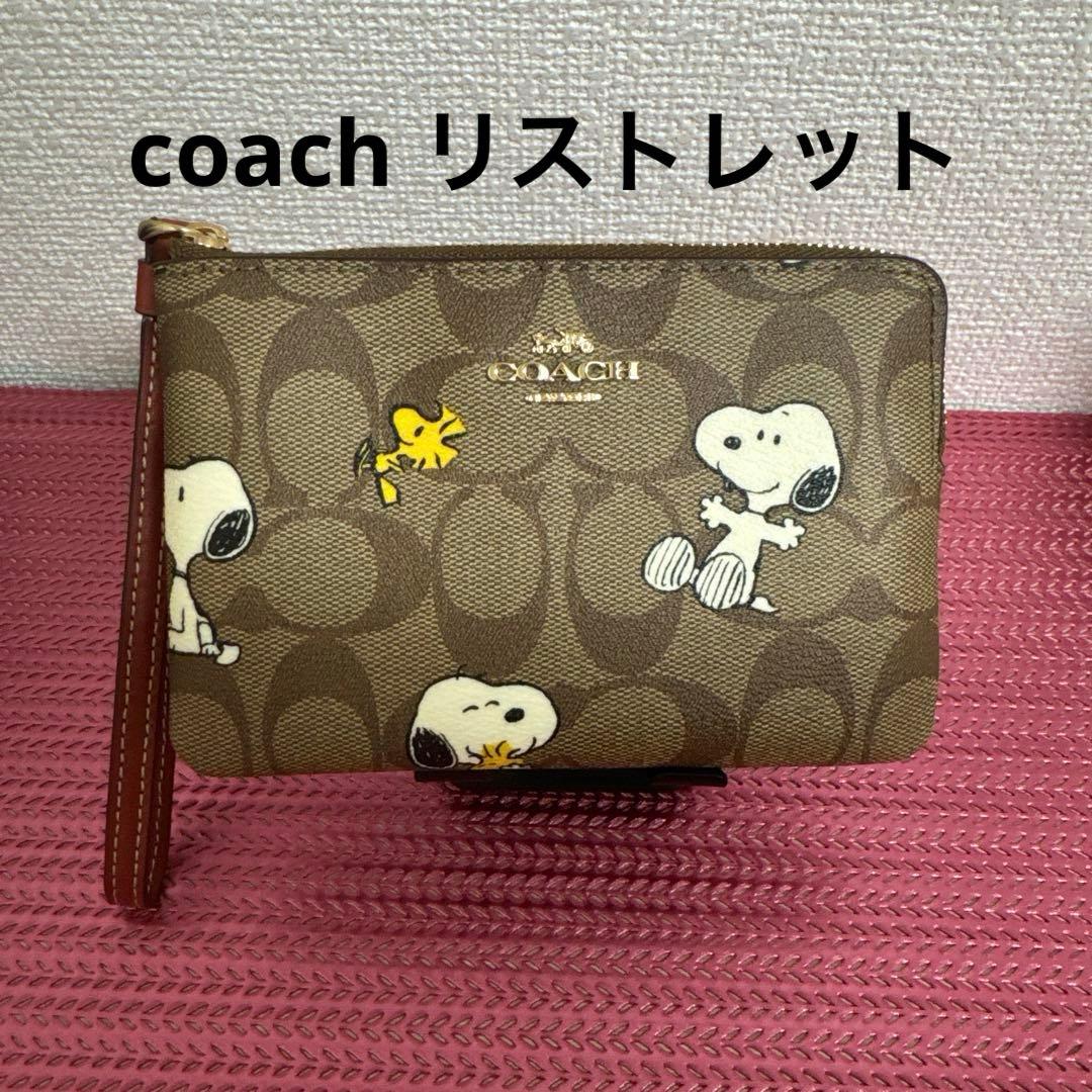 c*ィ様 【新品】COACH×PEANUTS リストレット・スヌーピー&ウッドス