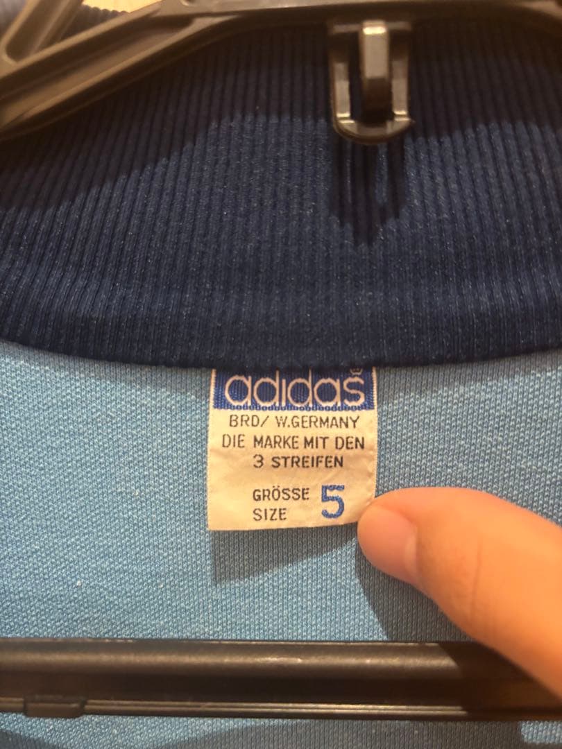 70s 5号 西ドイツ製 アディダス トラックジャケット デサント adidas