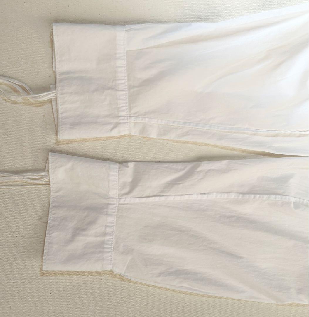 リボンテープ欠品 midorikawa ミドリカワ コットン ホワイトシャツ