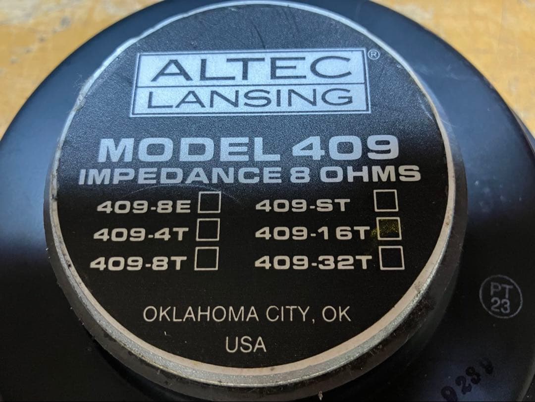 ALTEC 409-8E使用 スピーカー(アルテック)