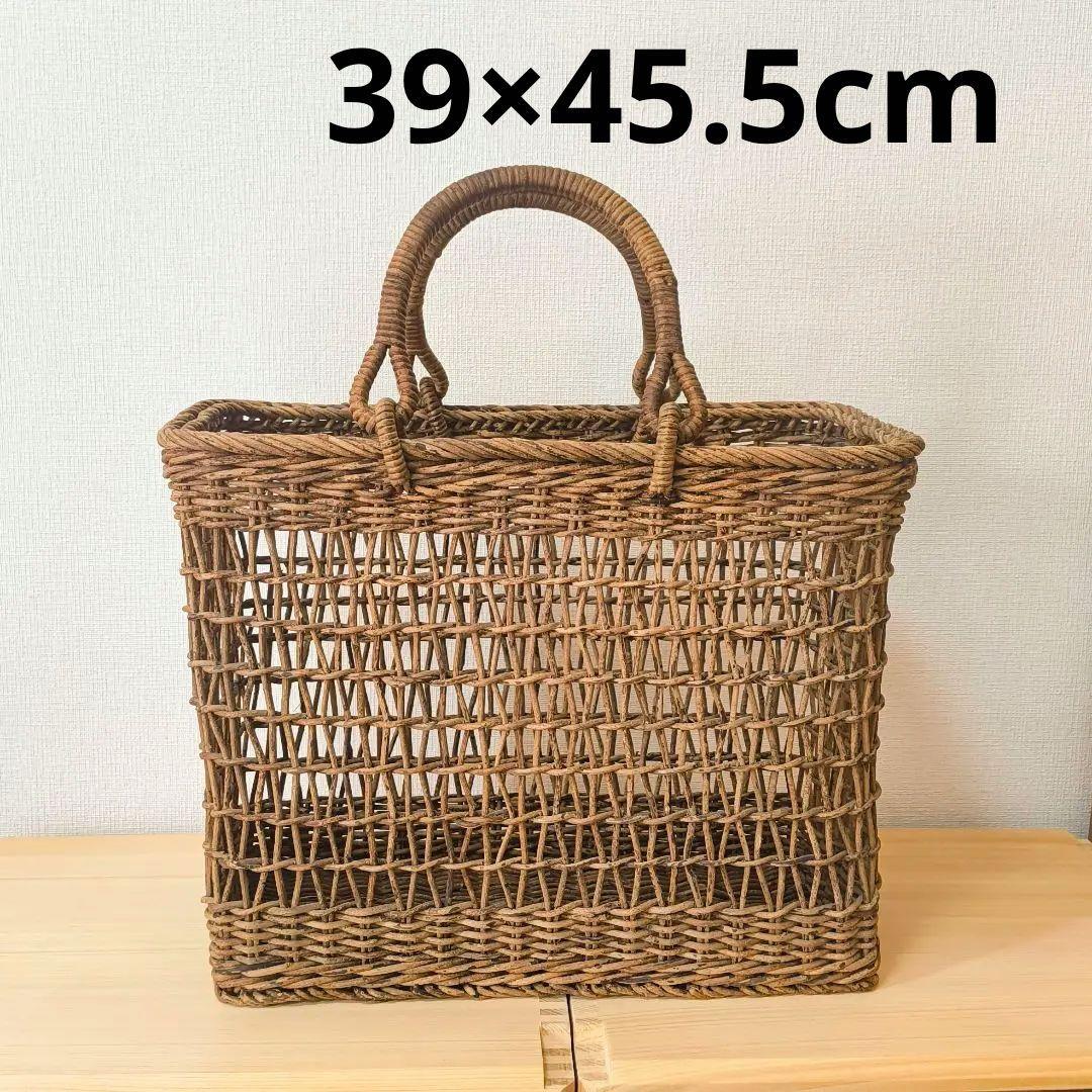 天然素材 編み込みバスケット