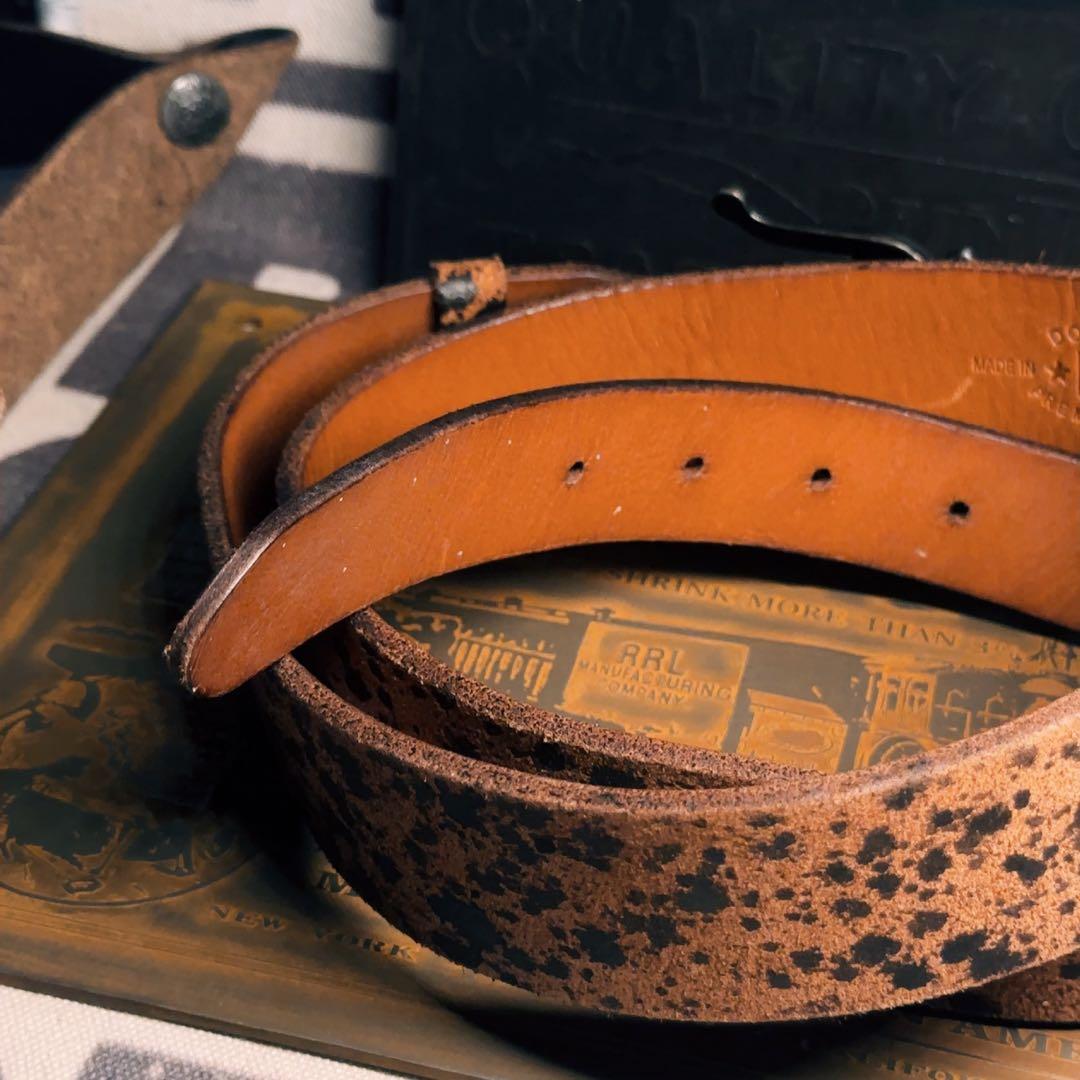 RRL オクトパス バックル ベルト-40