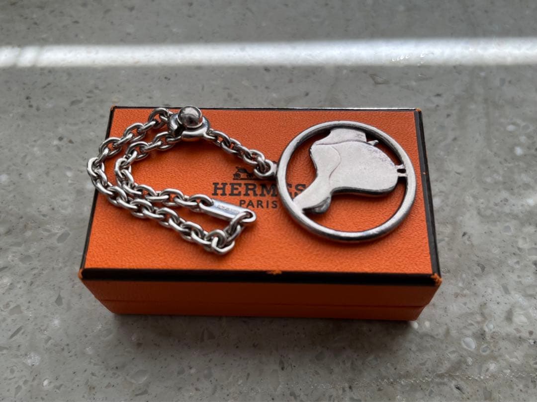 エルメス HERMES キーチャーム キーリング 馬具 key charm
