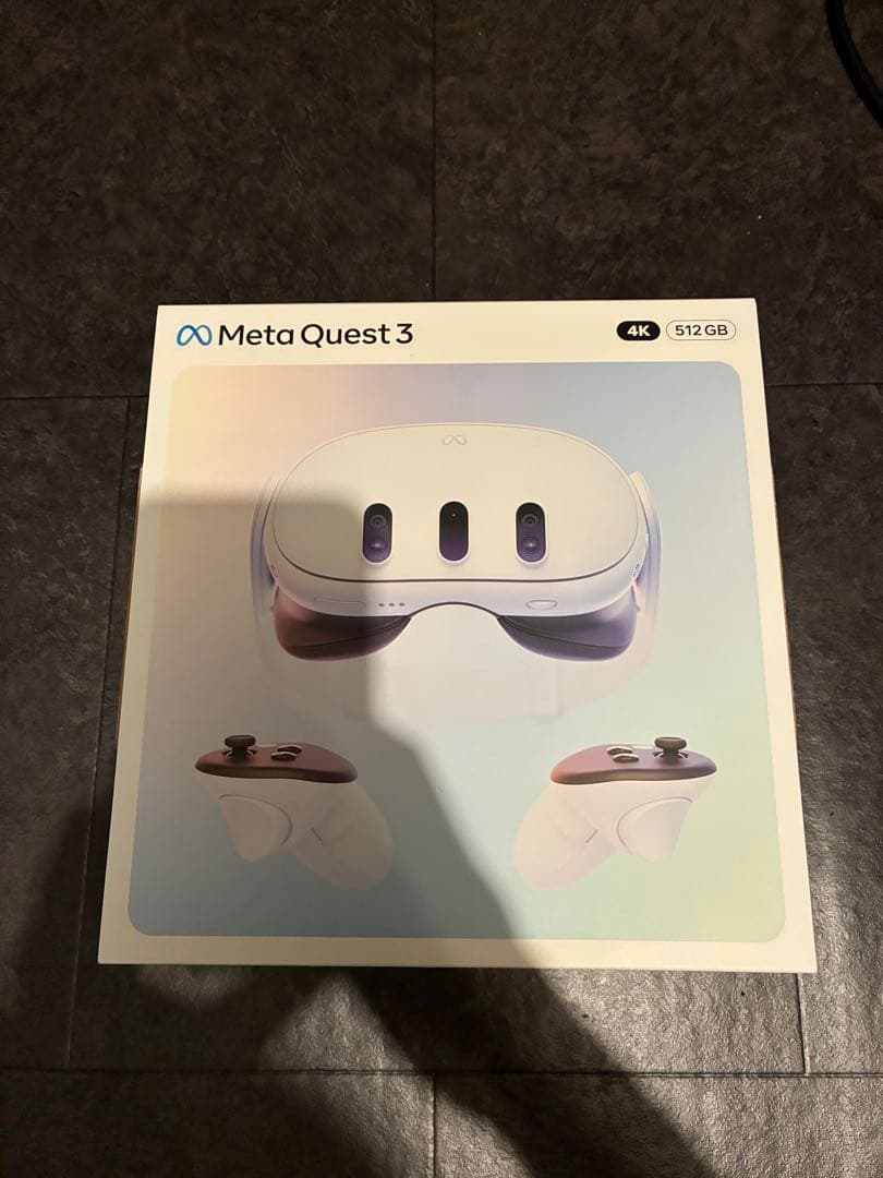  Quest 3 512GB VRヘッドセット　リンクケーブル付