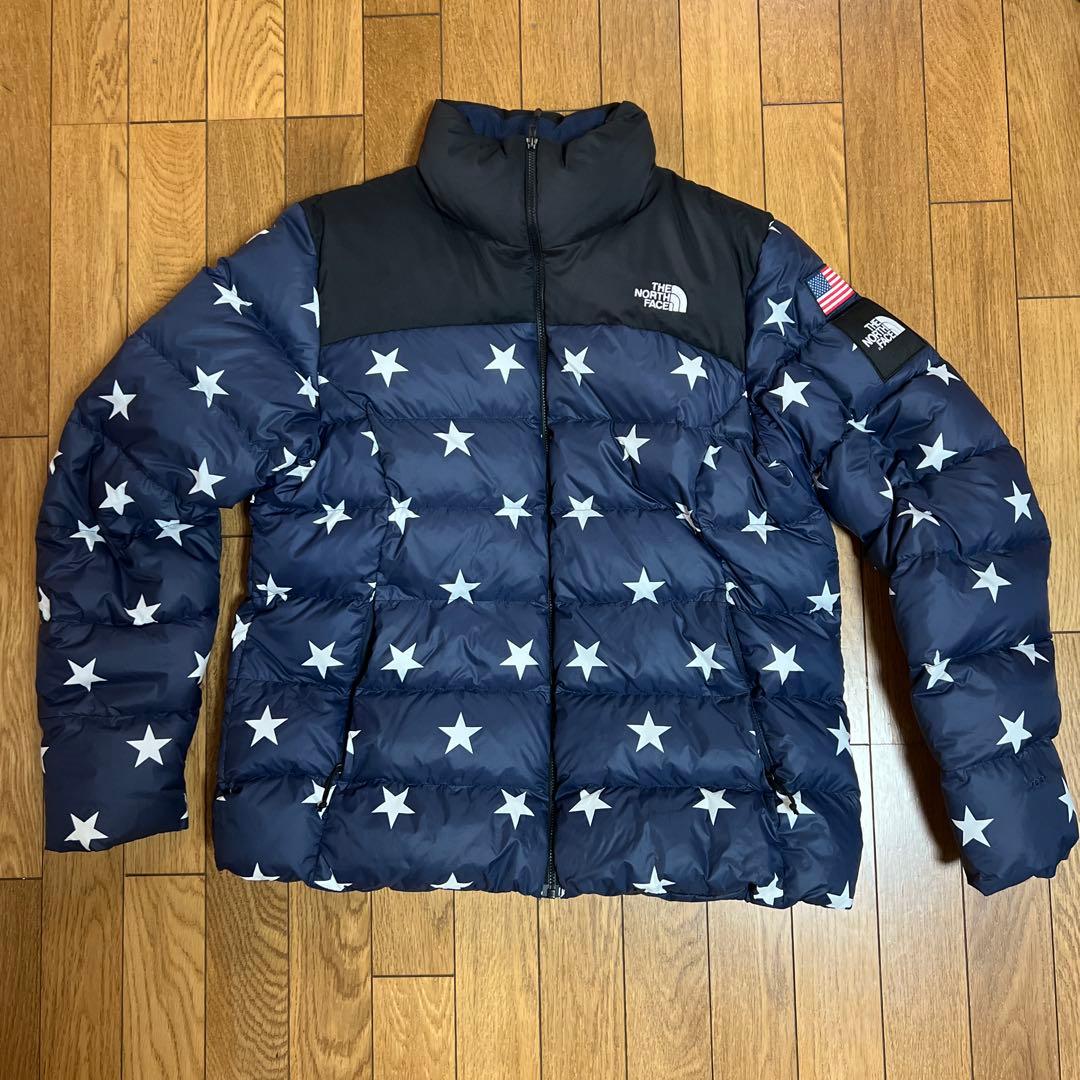 THE NORTH FACE 星柄 星条旗 ダウンジャケット USA