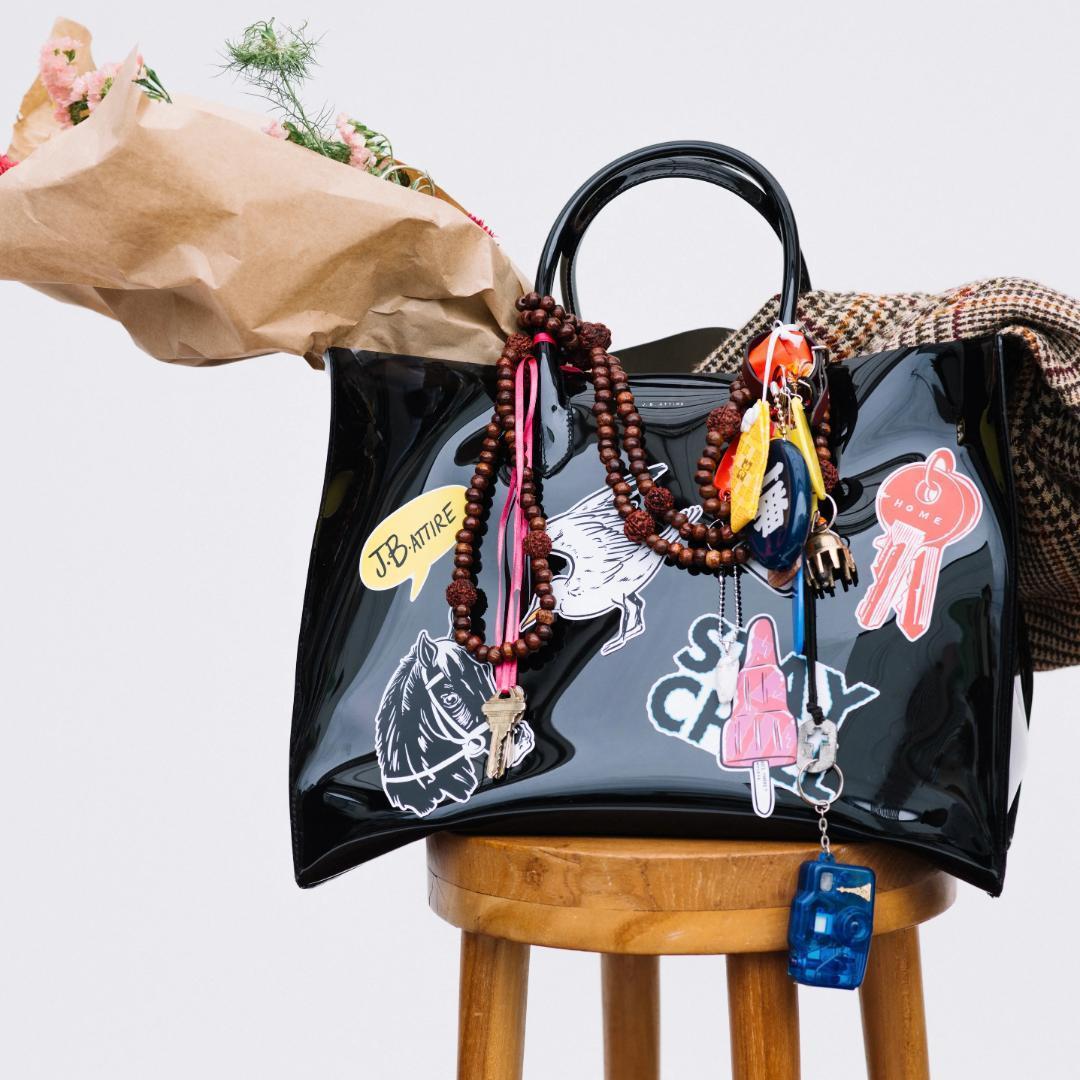 新品 J.B.ATTIRE PARIS BAG パリス トート バッグ