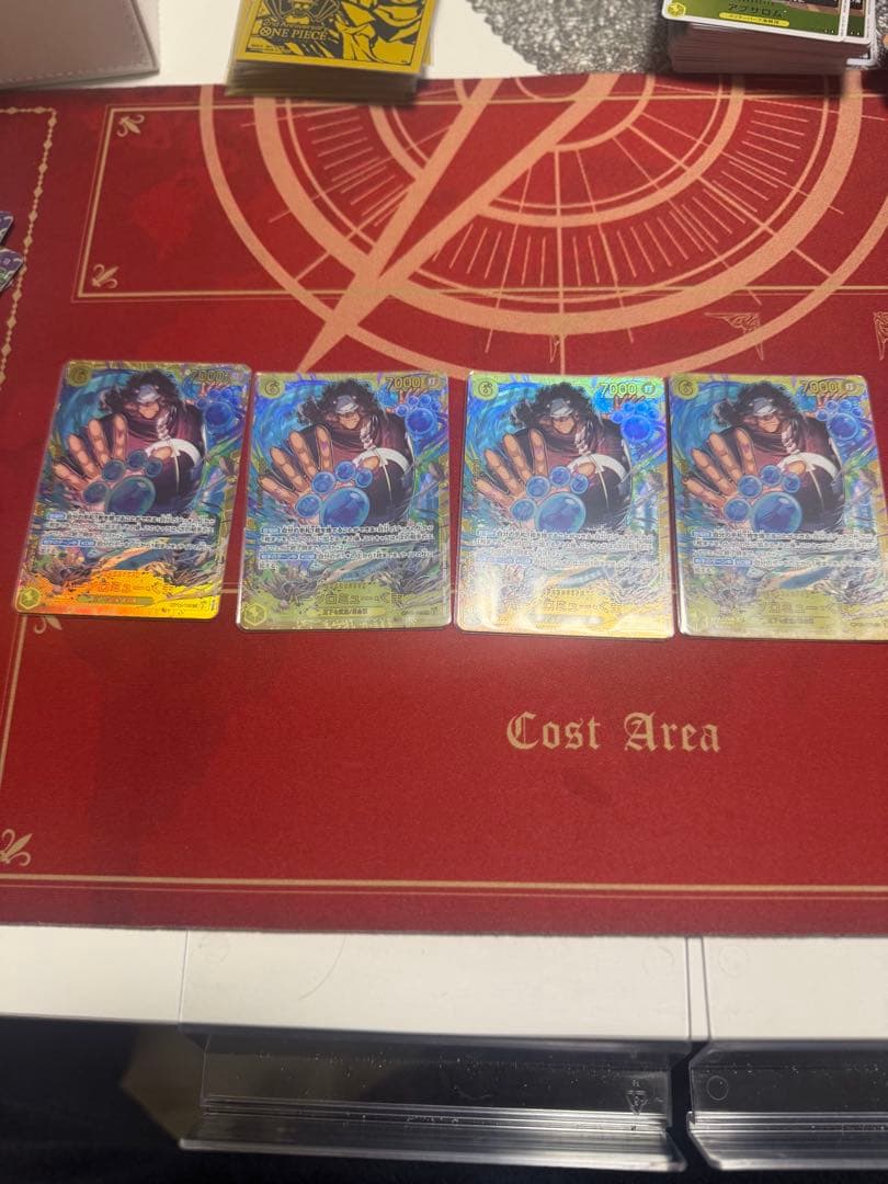 ワンピースカード　くま　シークレット4枚セット