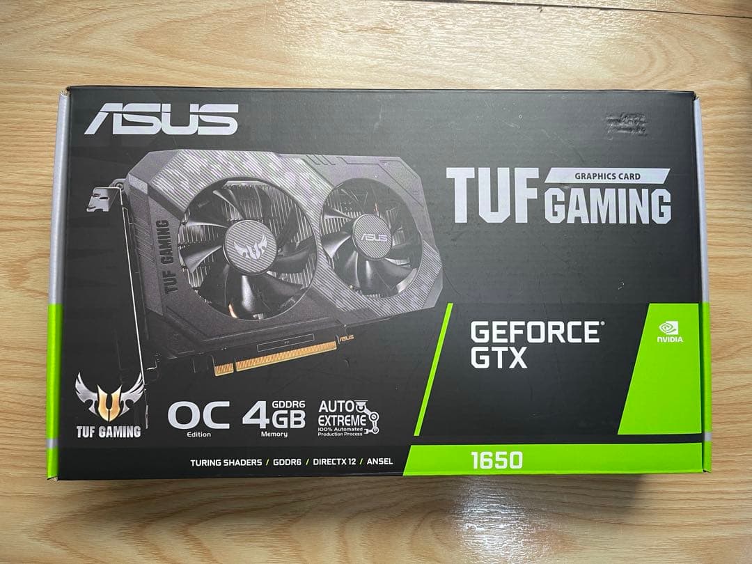 グラフィックボード・グラボ・ビデオカード ASUS TUF Gaming GeForce GTX 1650 OC 4GB