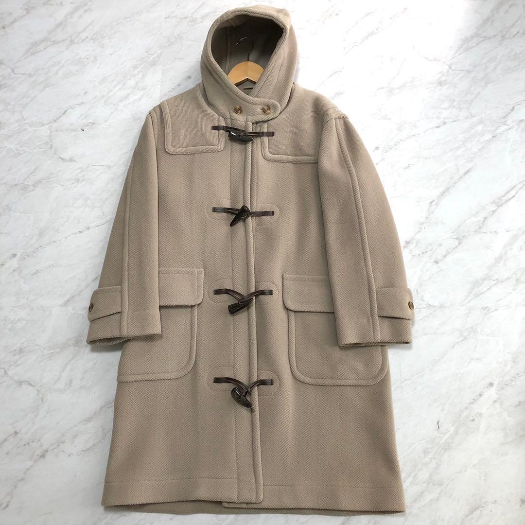 ✨美品✨オールドイングランド ダッフルコート ヘリンボーン ベージュ Lサイズ
