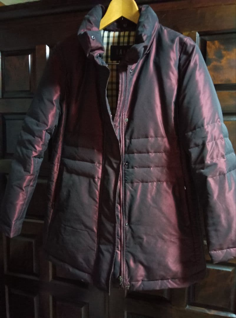 お値下げ致します！ダックスダウンコート渋いワインレッドの色合いです！
