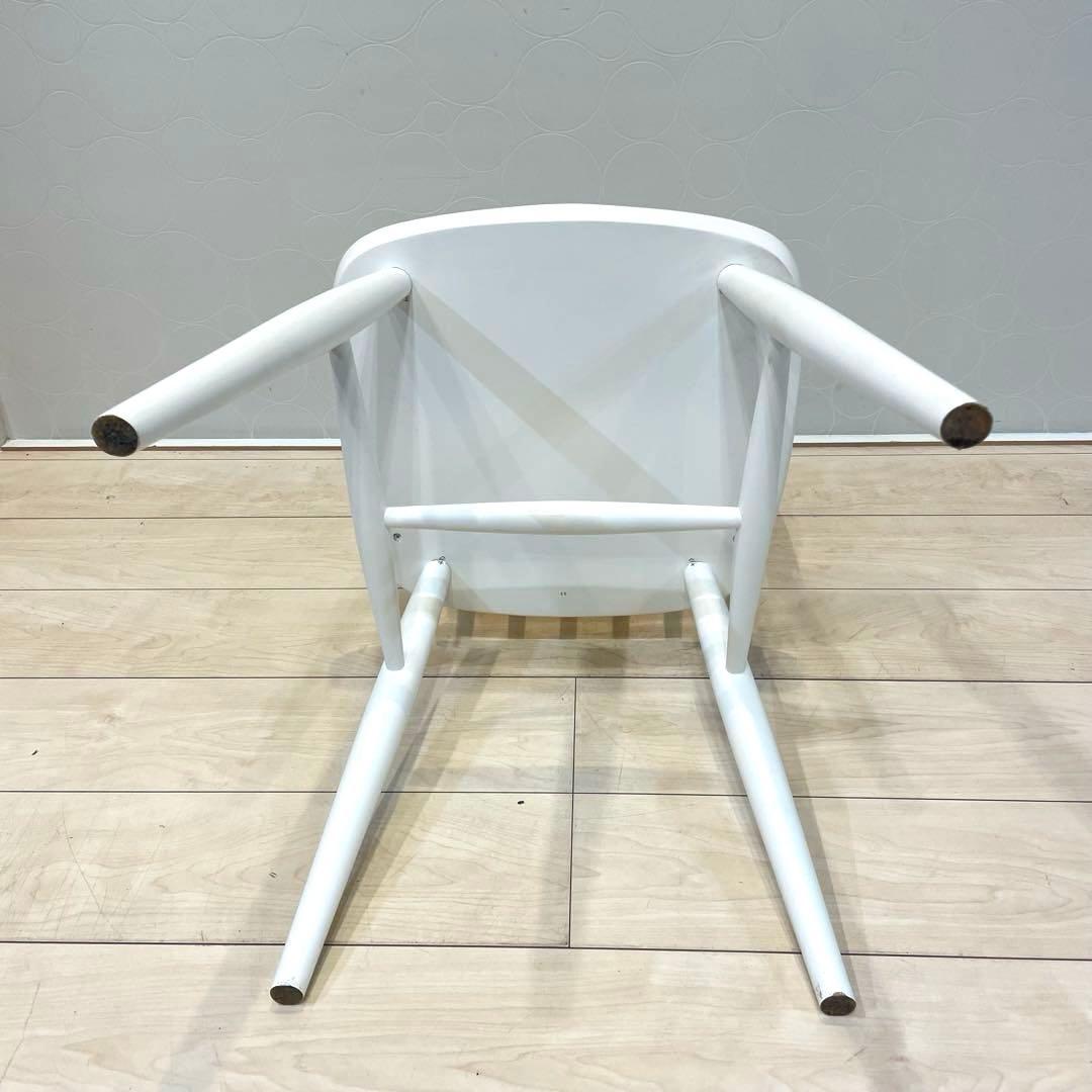 【MOMO NATURAL】 ウィンザーチェア 北欧 ダイニングチェア 椅子　白