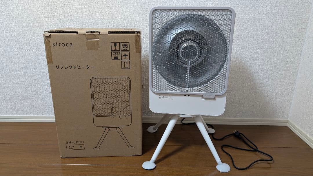 siroca シロカ リフレクトヒーター ホワイト SH-LF151