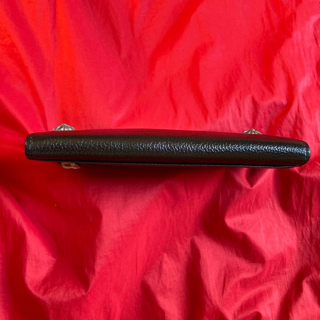 DEEP ZONE 長財布 レザー ブラック ロングウォレット レザーウォレット