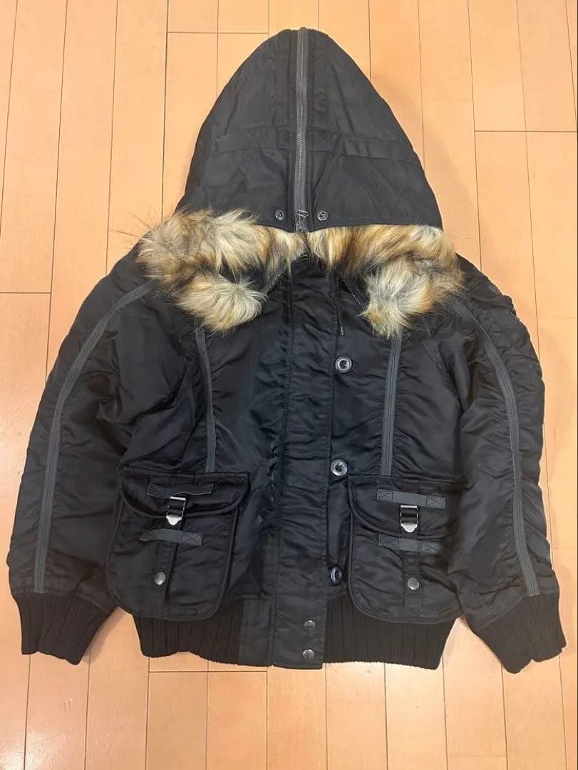 【美品】AVIREX ギャザー N-2B　フライトジャケット S