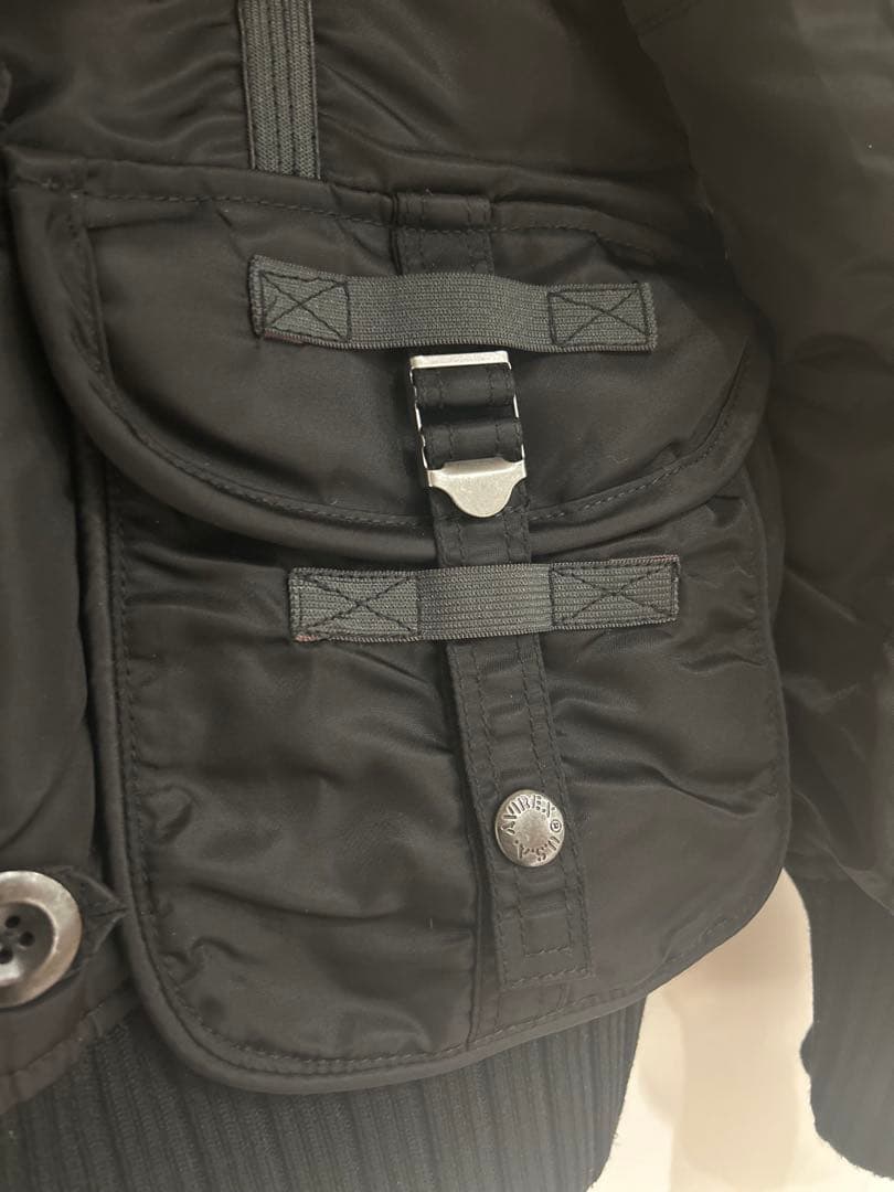 【美品】AVIREX ギャザー N-2B　フライトジャケット S